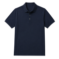 Premium Cotton Piqué Polo Shirt – Navy | Founsturt