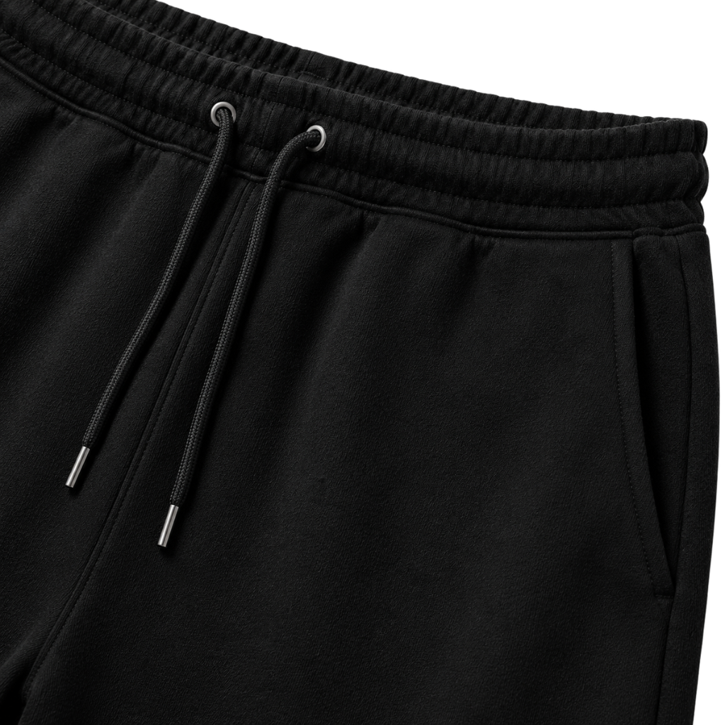 Premium Cotton Relaxed Shorts – Black | Founsturt