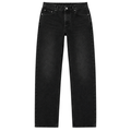 Premium Straight-Leg Denim Jeans – Washed Black | Founsturt