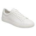 Premium Leather Low-Top Trainers – White | Founsturt