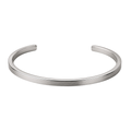 Brushed Stainless Steel Cuff Bracelet – Silver | Founsturt